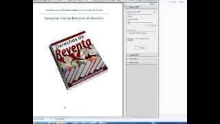 Reportes y paginas de captura con derechos de reventa y derechos plr en español