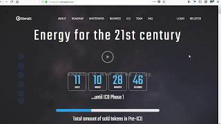 Bitwatt ICO -  система, основанная на блокчейне, которая упрощает торговлю энергией