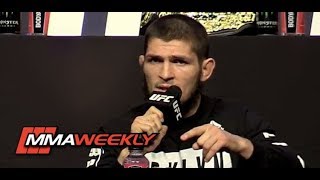 Khabib Nurmagomedov Sends Ominous Invite to Conor McGregor After Bus Rampage