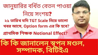বর্ধিত বেতন নিয়ে কোন সমস্যা আছে কি ? প্রাথমিক ও গ্র্যাজুয়েট শিক্ষক  কি করবেন? স্বপন মণ্ডল  কি বললেন