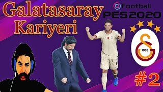 FALCAO İLK GOLÜNÜ ATTI (pes 2020 Galatasaray kariyeri #2)