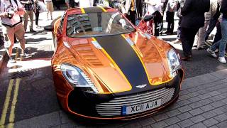 Gumball 3000 2011 - Aston Martin One-77 - London