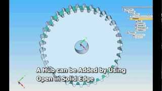 Solid Edge Gear Designer