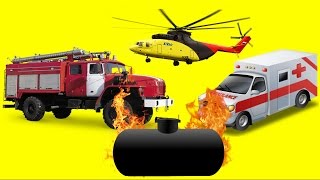 Мультики для мальчиков. Машины помощники#5 спасают город
