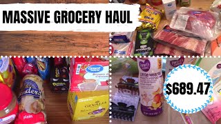 Huge Grocery Haul || Large family grocery haul