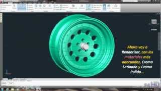 Una Rueda en AutoCad
