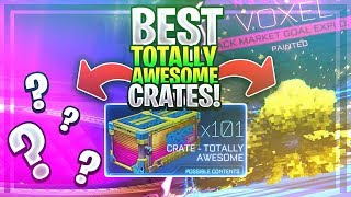 THE BIGGEST AND BEST *100+* TOTALLY AWESOME CRATE OPENING ON ROCKET LEAGUE! (SO MANY BLACK MARKETS!)