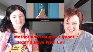BTS Boys With Luv  Mother and Daughter Reaction Video