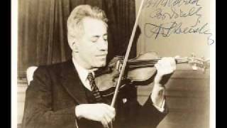 Fritz Kreisler Playing Chausson Poem - Part 1