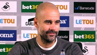 Swansea 0-4 Manchester City - Pep Guardiola Post Match Press Conference - Premier League #SWAMCI