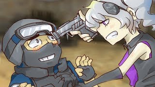 АНИМЕШНЫЙ COUNTER-STRIKE - "СМЕШНЫЕ МОМЕНТЫ" "ПРИКОЛЫ" "БАГИ" "УГАР" В ГАРРИС МОД #2