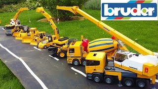 BRUDER TOYS BEST OF 2016 - trucks, tractors, excavators for kids!