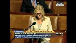 Blackburn Fights to Protect Taxpayers from Obamacare Fraud