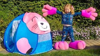 Настя и новые игрушки от Микки и Минни маус Видео для детей про игрушки