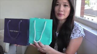 Tiffany & Co Solitaire Diamond Ring!! and Hearts on Fire!! Halo Diamond Ring Reveal/Review
