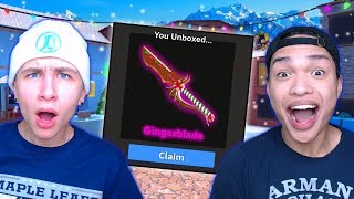 UNBOXING THE NEW CHRISTMAS GINGERBLADE GODLY ALREADY! *INSANE LUCK*