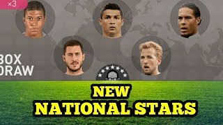 NEW ! NATIONAL STARS BOX DRAW ! PES 2019 MOBILE
