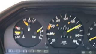 Mercedes-Benz W124 200D 86' Acceleration 0-160 KM/H