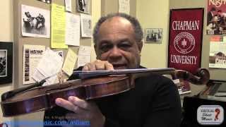 How to play Natural and Fingered Harmonics on the violin - Sibelius Violin Concerto