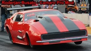 Camaro Pro Mod bi turbo - Roderjan Busato - 2ª etapa Velopark Series de Arrancada 2013