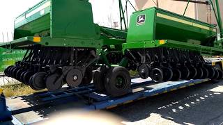 Обзор сеялки John Deere 455 (9 м.) от Агро-Содружество.  Сівалка Джон Дір 455