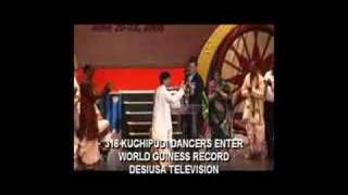 318 KUCHIPUDI DANCERS ENTER WORLD GUINESS RECORD