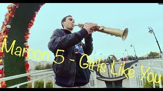 Maroon 5 - Girls Like You [ Vladimir Kachura Saxophone Cover ]