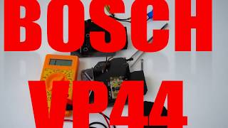 Ремонт  Bosch VP44.  Замена транзистора.  ТНВД дизель. Датчик шлейф