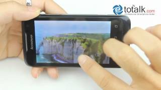 etotalk.com Lenovo P700 review 3G WCDMA Dual Sim Android 4.0 ICS MT6575 1.0GHz 4.0"IPS-WVGA