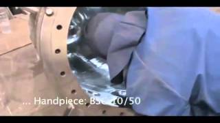 Suhner Rotar: Grinding and polishing of pressure vessels
