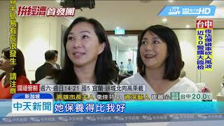 20190228中天新聞　一見如故！　李佳芬崔麗心默契穿「姊妹裝」