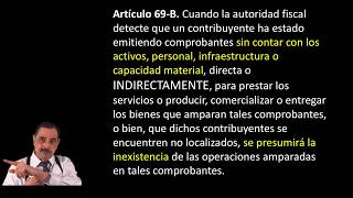 Presuntas operaciones simuladas 69-B. El SAT dice que tus operaciones carecen de materialidad.