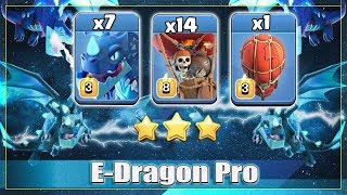 New 7 Electro Dragon +14 Balloon + Stone Slammer Attack Strategy 2019! Electro Fire 3star TH12 Bases