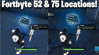 Fortnite FortByte Challenges 52 & 75 Guide | Accessible With Bot Spray Inside Robot Factory