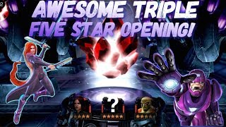 Awesome Triple 5-Star Crystal Opening! | Marvel Contest of Champions