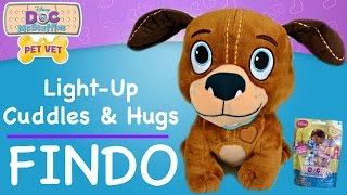 Doc McStuffins FINDO Pet Vet Light Up Cuddles and Hugs Findo Dog with Doc McStuffins Blind Bag!