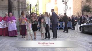 130331•Spanish Royals at Mallorca going to the Ester Mass Service