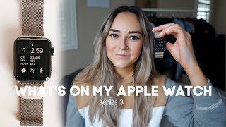 WHAT'S ON MY APPLE WATCH