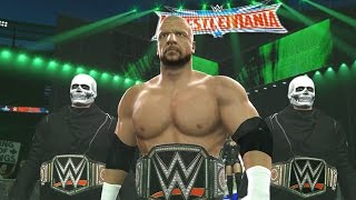 WWE 2K16 - Triple H Wrestlemania 32 Entrance w/ Skull Soldiers (Custom Entrance)