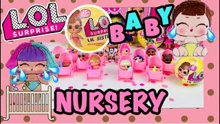 NEW SERIES 3 BABIES!! LOL SURPRISE LIL SISTERS at L.O.L SURPRISE NURSERY! | CONFETTI POP TOTS Dolls!