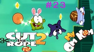Ам Ням Cut the Rope 2 #23 (уровни 116-120) Детское видео Игровой мультик Развивающая игра