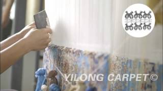 Handmade rug --- How to weave hand knotted carpet?