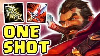 ONE AUTO ATTACK ONE KILL ?! 520 AD NEW BUILD (FULL AD GRAVES JUNGLE) - Nightblue3