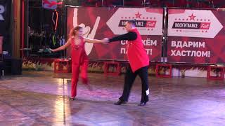Хастл. Rock'n'Dance Cup-2018. Абсолют. ФИНАЛ. Могучих Иван - Власова Юлия. Fast