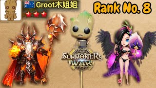 The World's No. 8 Player Groot in RTA (Brutal) - Summoners War