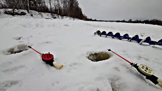 РЫБАЛКА НА РЕКЕ ЗИМОЙ - ЛОВЛЯ СОПЫ на мормышку… Зимняя рыбалка на подлещика