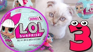 СЮРПРИЗ ЛОЛ СЕРИЯ 3 оригинал КОТ ФЕЛИКС LOL познаватель