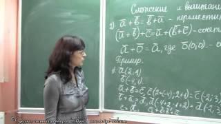 Сложение и вычитание векторов