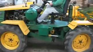 Homemade tractor, appearance mini t -150