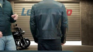 Xelement 'Phantom Speedster' Men's Black Leather Jacket at LeatherUp